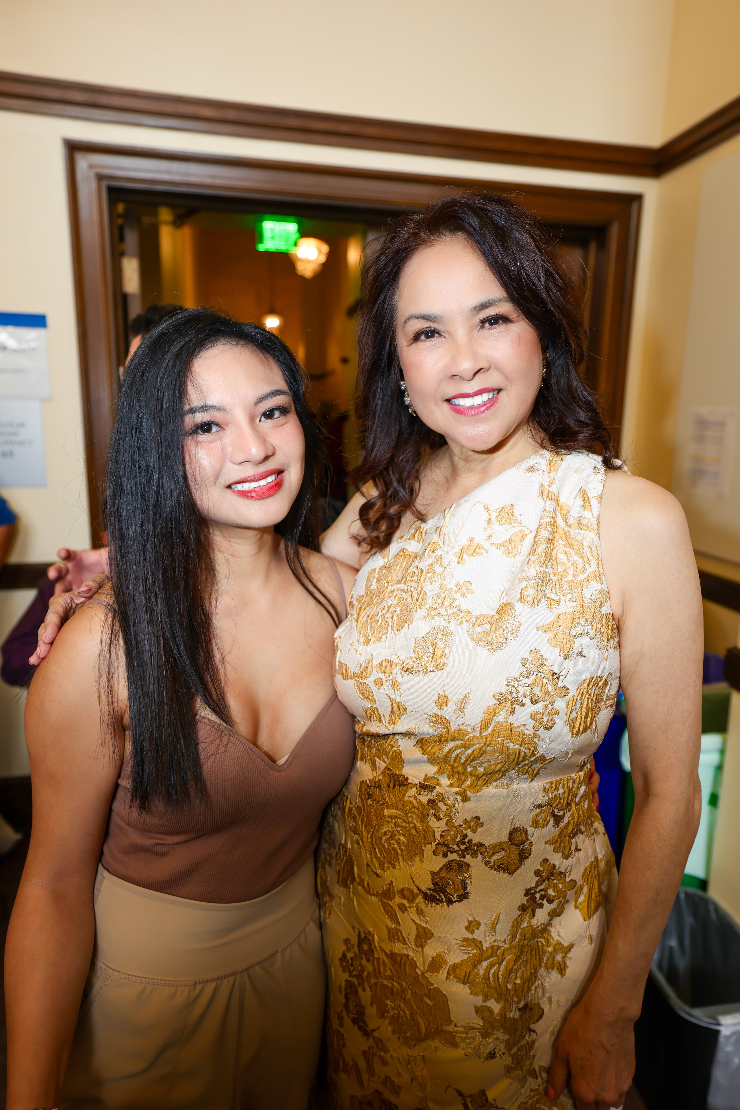Miss Asian Global Pageant — Founder Rose with Singer Arriane Del